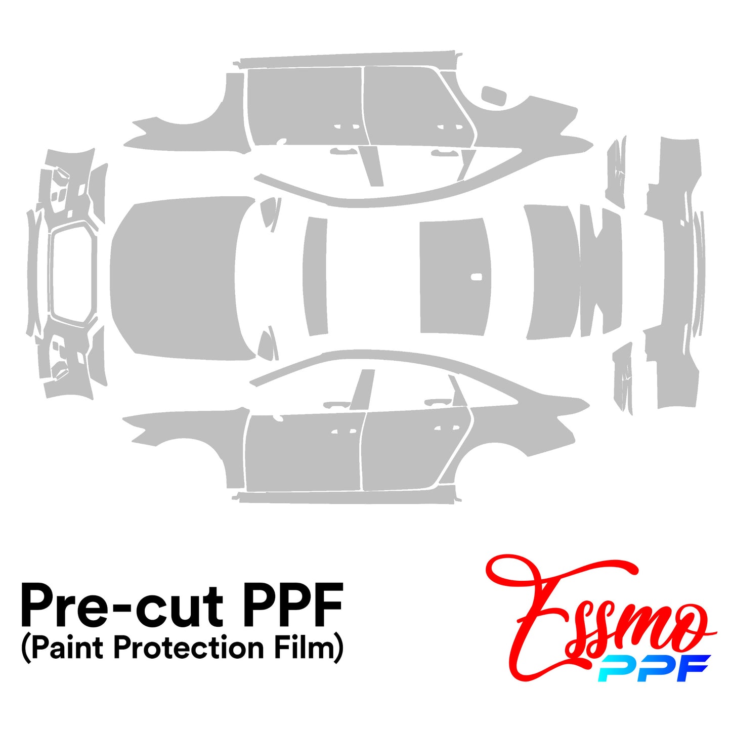 2019 Audi A6 Base PPF Paint Protection Film Clear Pre Cut