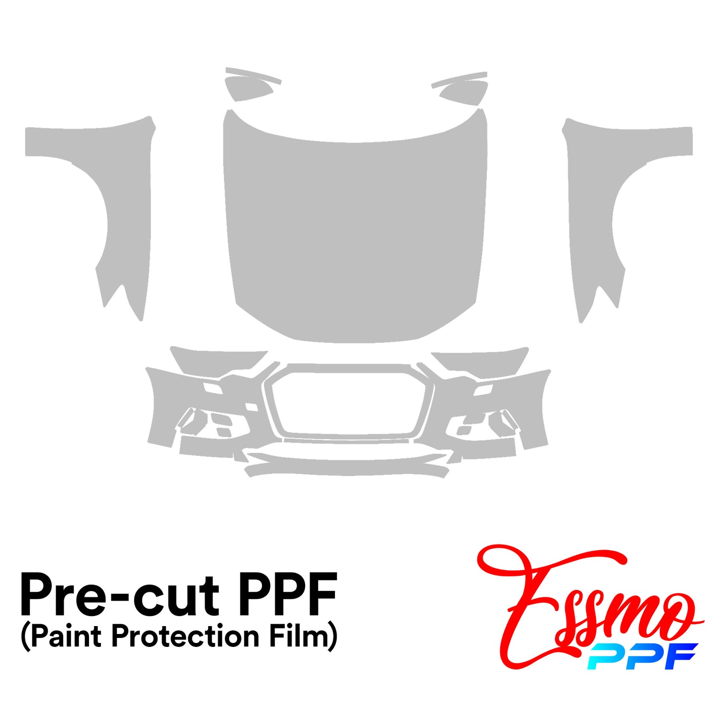 2019 Audi A6 Base PPF Paint Protection Film Clear Pre Cut