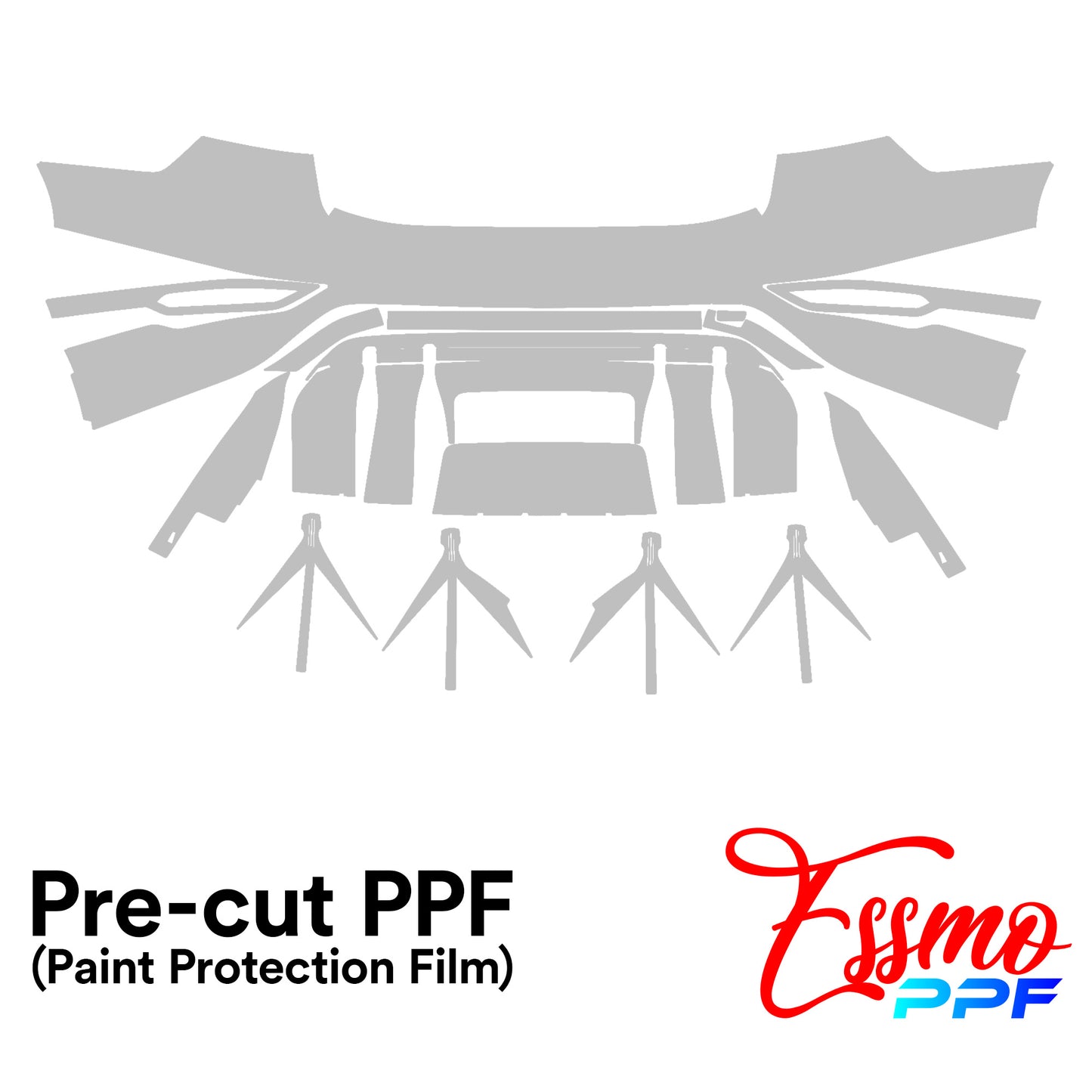 2025 Audi A6 e-Tron Sportback S-Line PPF Paint Protection Film Clear Pre Cut