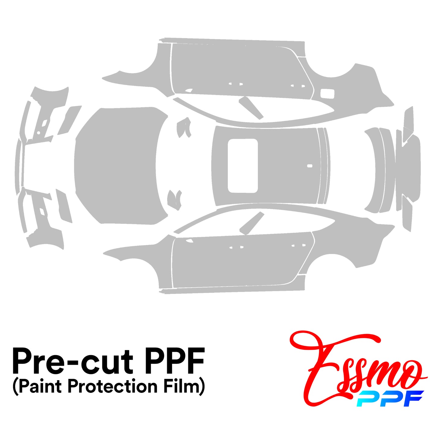 2012 Audi A7 S-Line PPF Paint Protection Film Clear Pre Cut