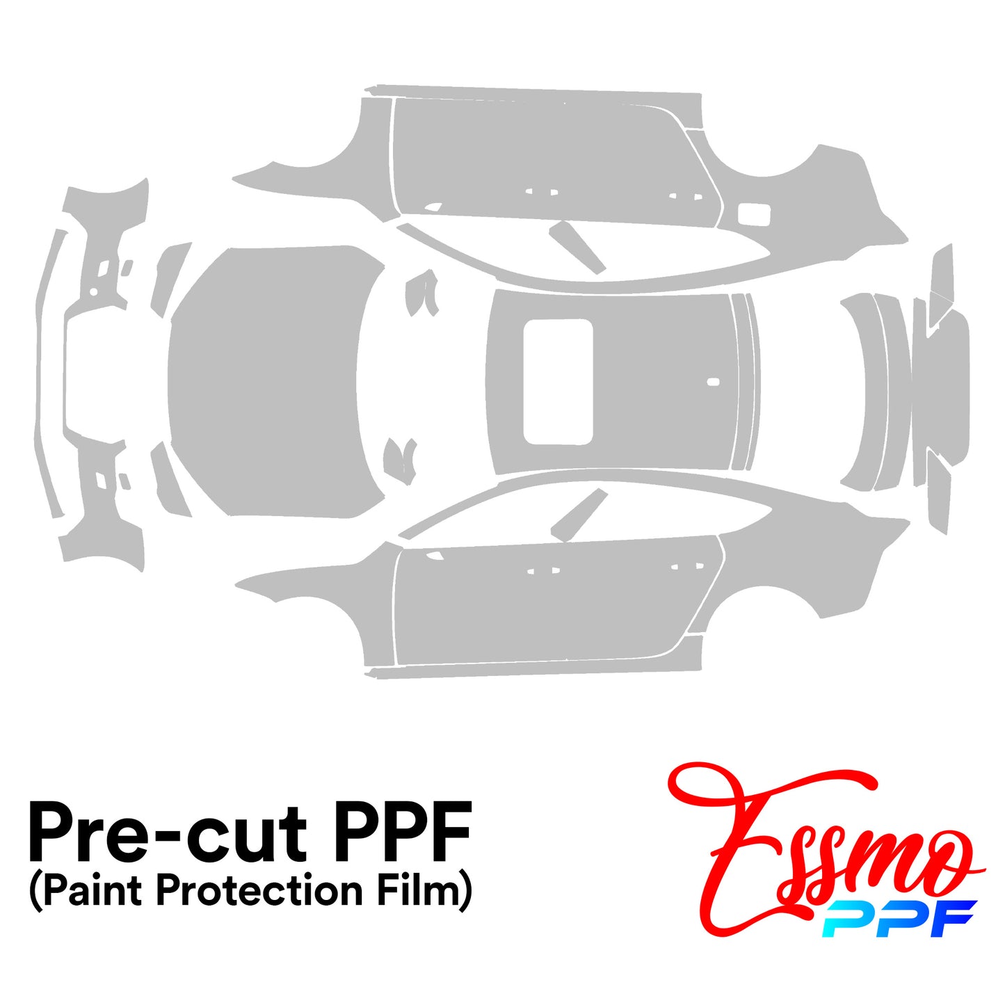2016 Audi A7 Base PPF Paint Protection Film Clear Pre Cut