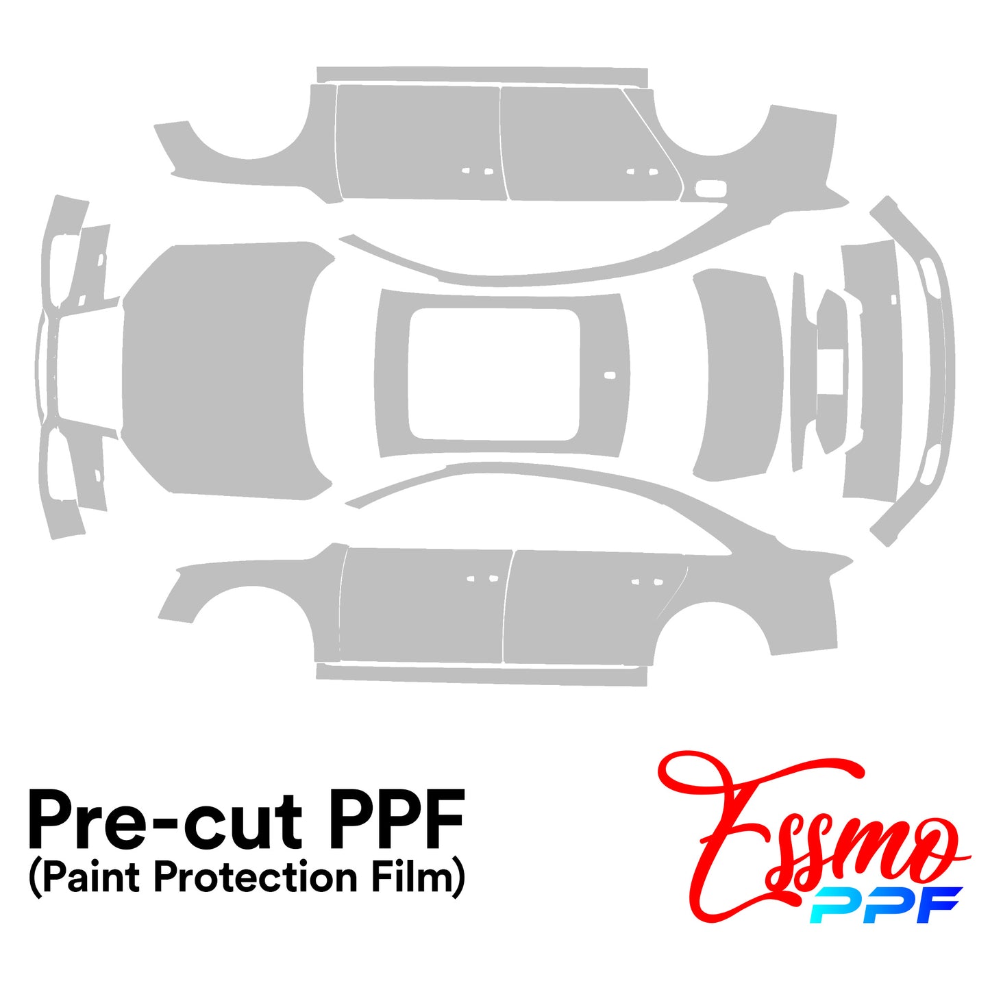 2016 Audi A8 L Sports PPF Paint Protection Film Clear Pre Cut