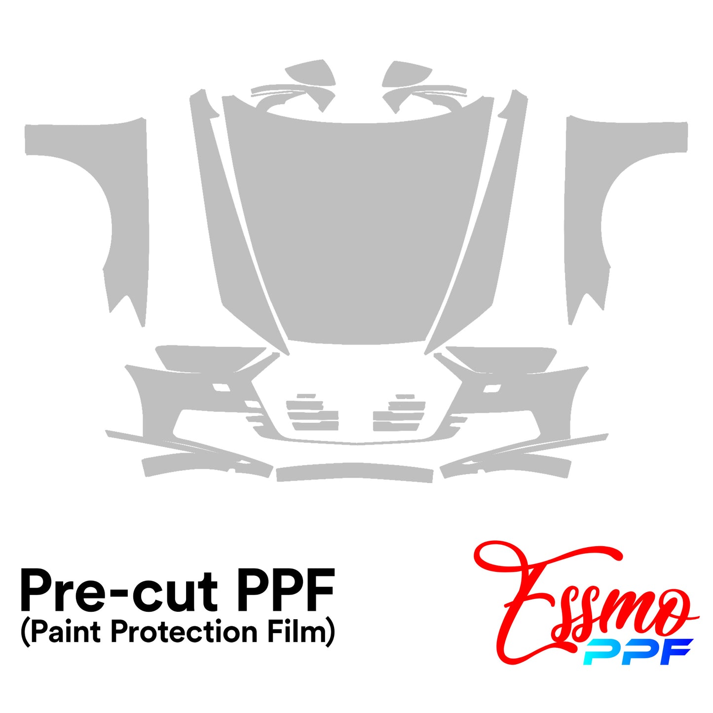 2018 Audi A8 L Base PPF Paint Protection Film Clear Pre Cut