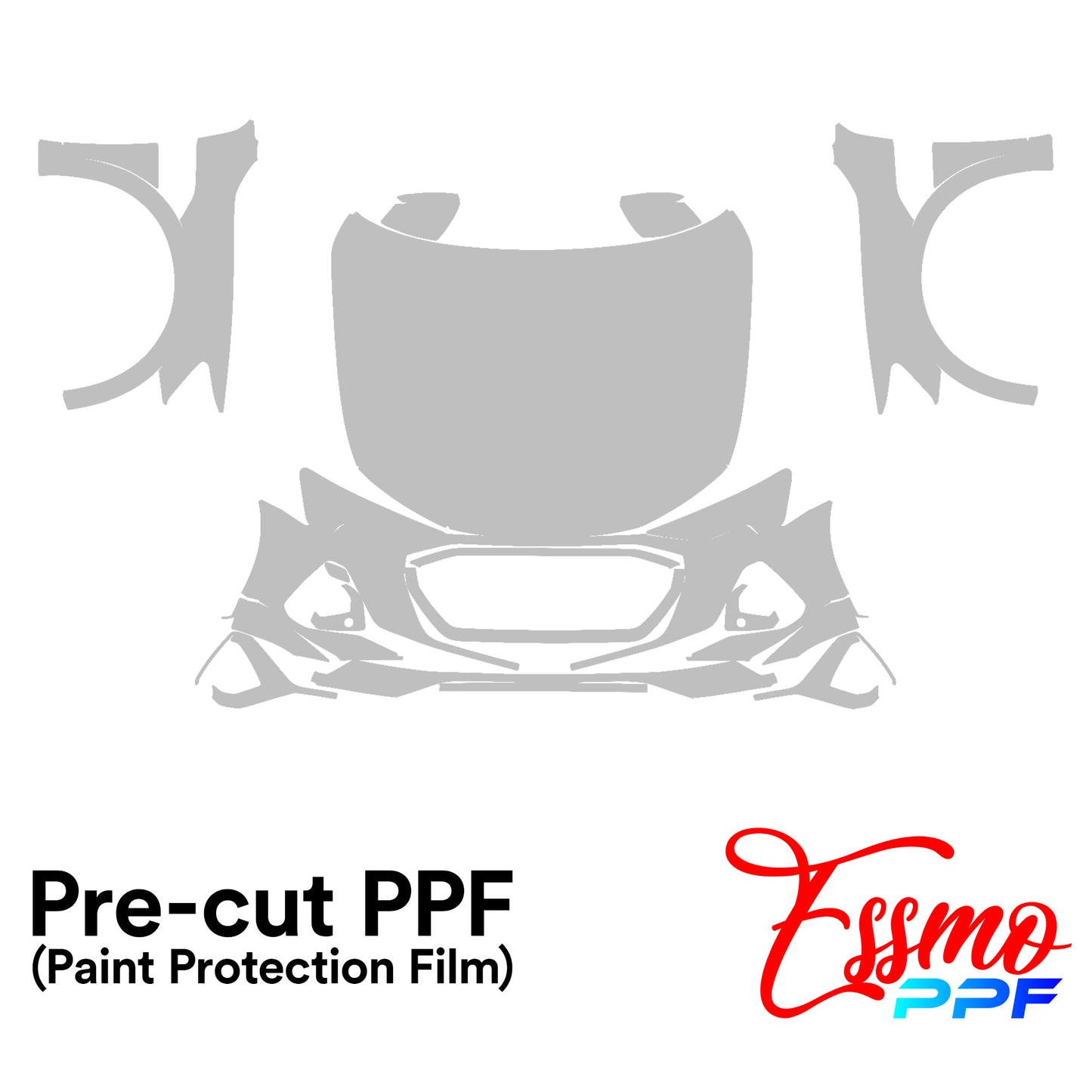 2021 Audi e-Tron Coupe PPF Paint Protection Film Clear Pre Cut