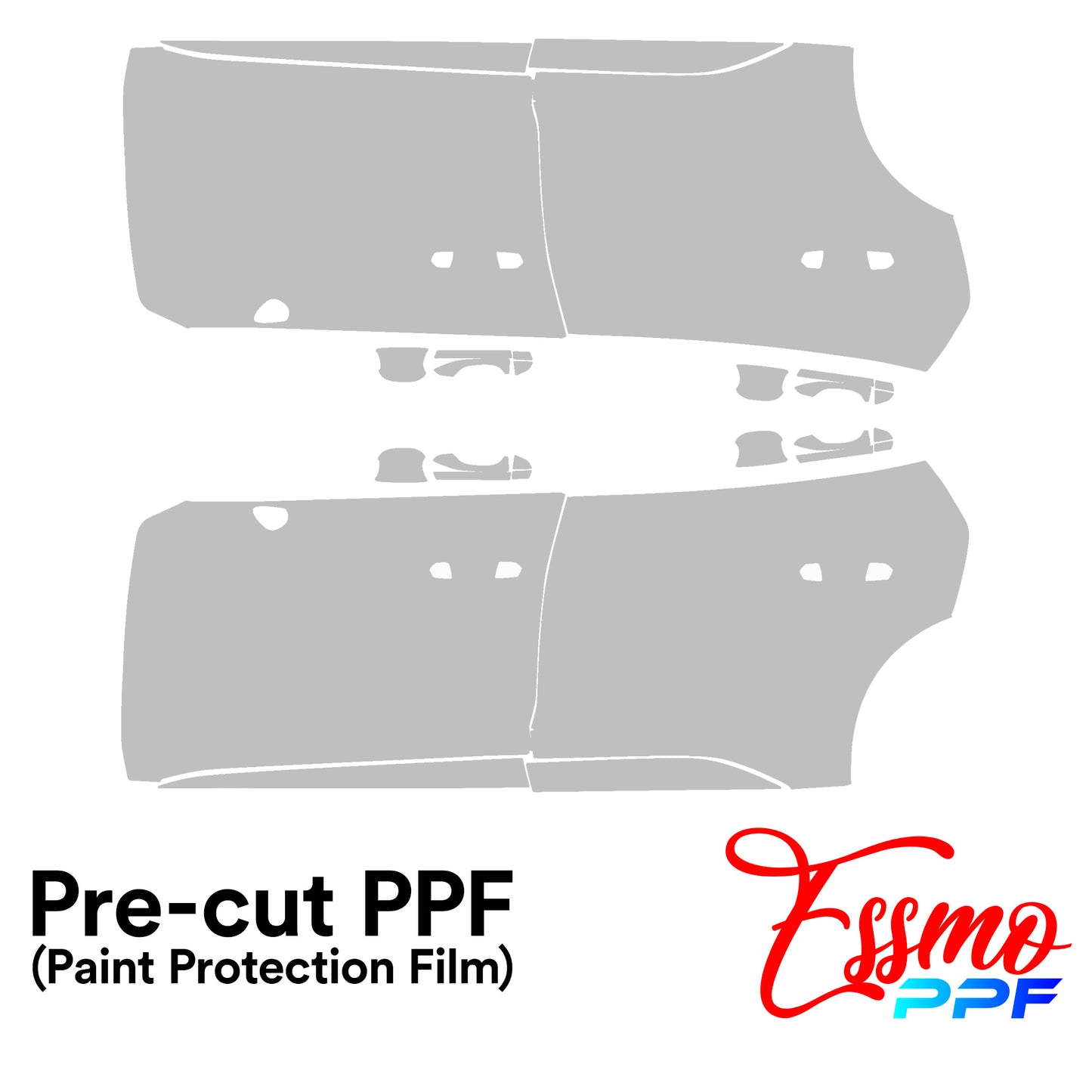 2022 Audi e-Tron GT RS PPF Paint Protection Film Clear Pre Cut