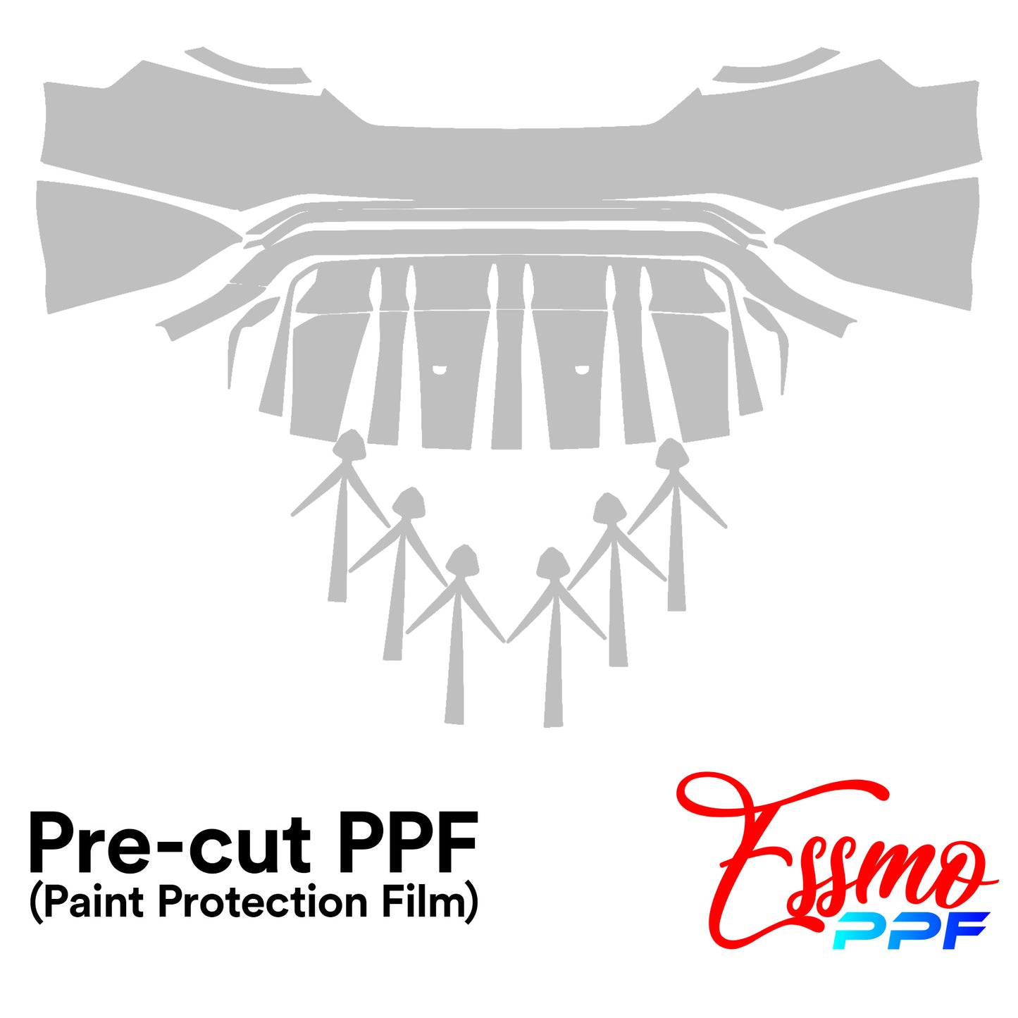 2022 Audi e-Tron GT RS PPF Paint Protection Film Clear Pre Cut