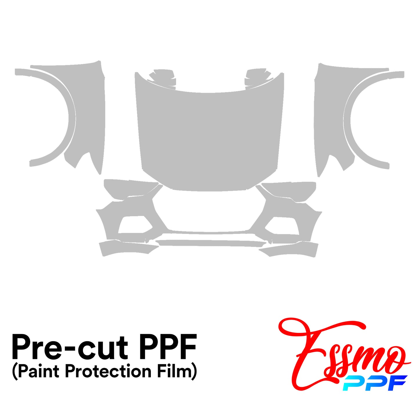 2019 Audi Q3 BASE PPF Paint Protection Film Clear Pre Cut