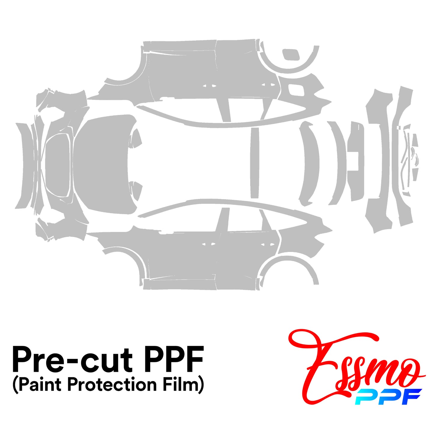 2022 Audi Q4 e-Tron Sportback PPF Paint Protection Film Clear Pre Cut