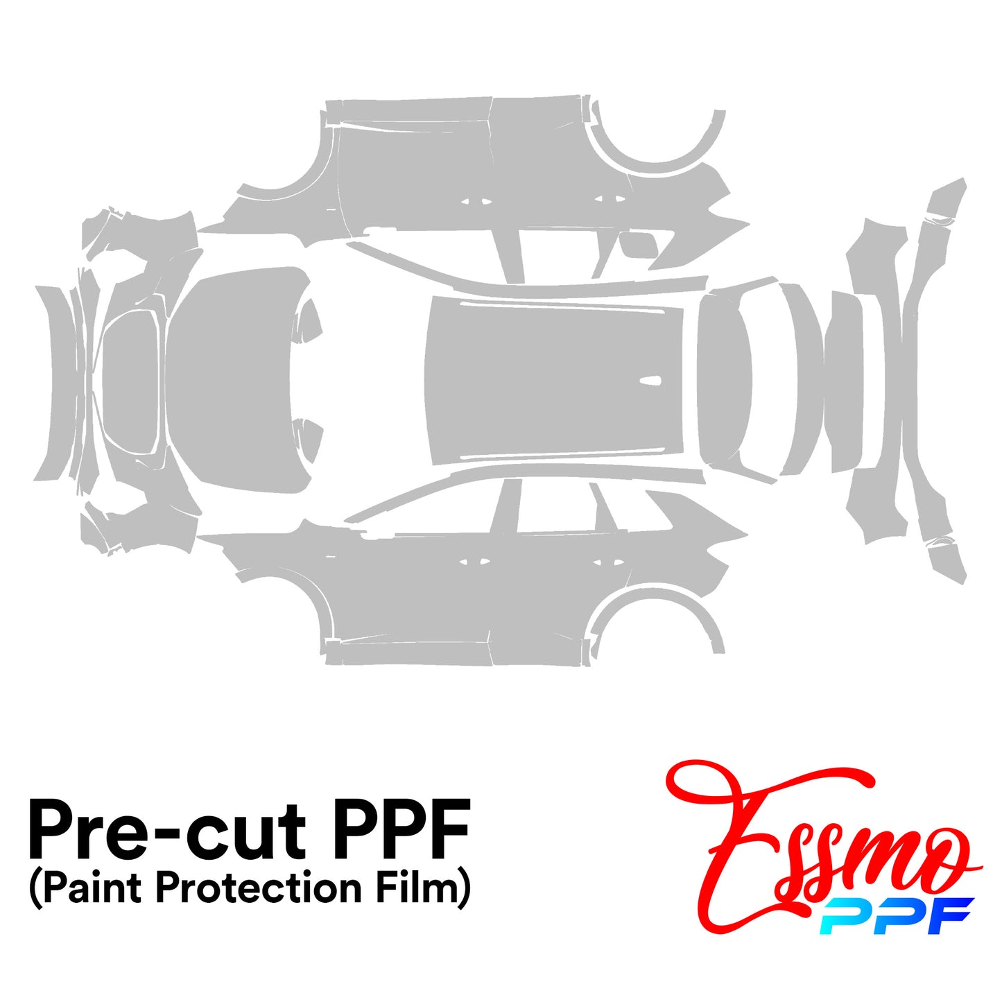 2022 Audi Q4 e-Tron SUV PPF Paint Protection Film Clear Pre Cut