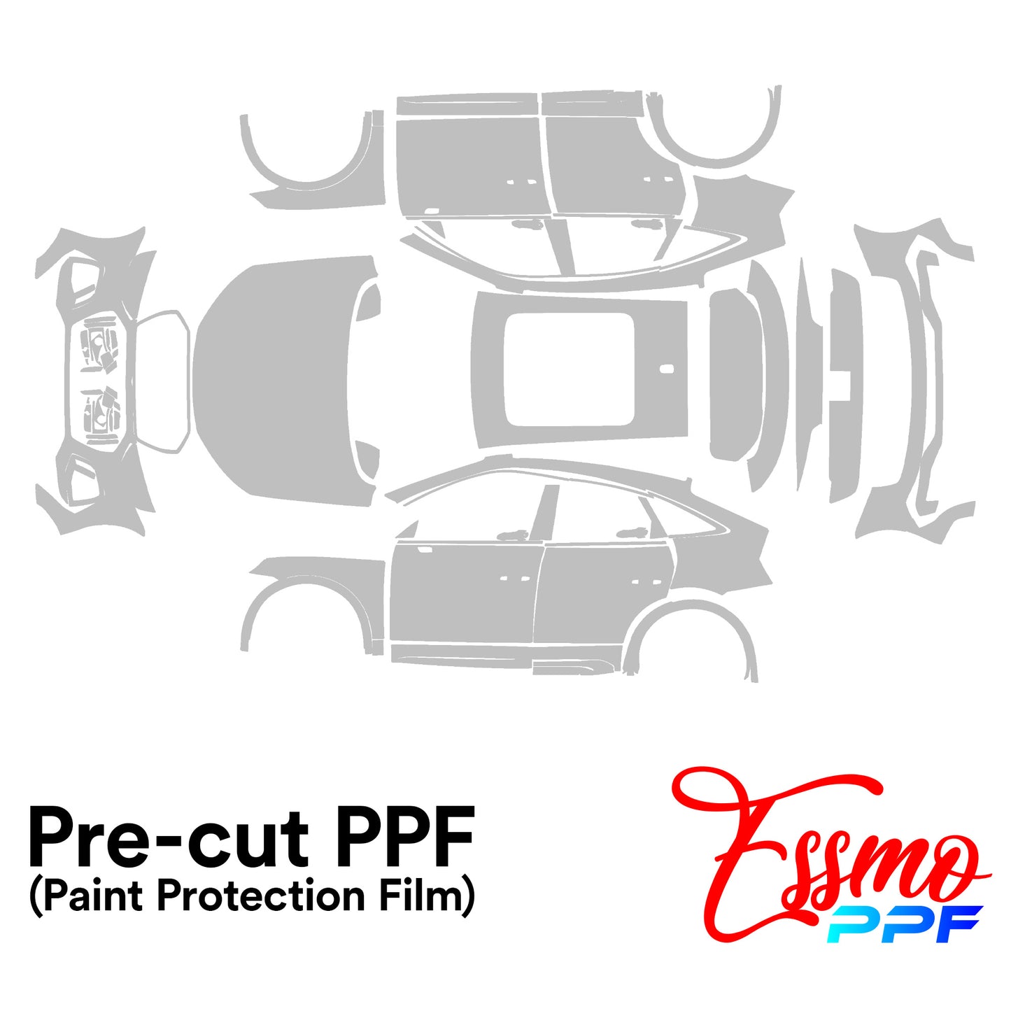2021 Audi Q5 Sportback PPF Paint Protection Film Clear Pre Cut