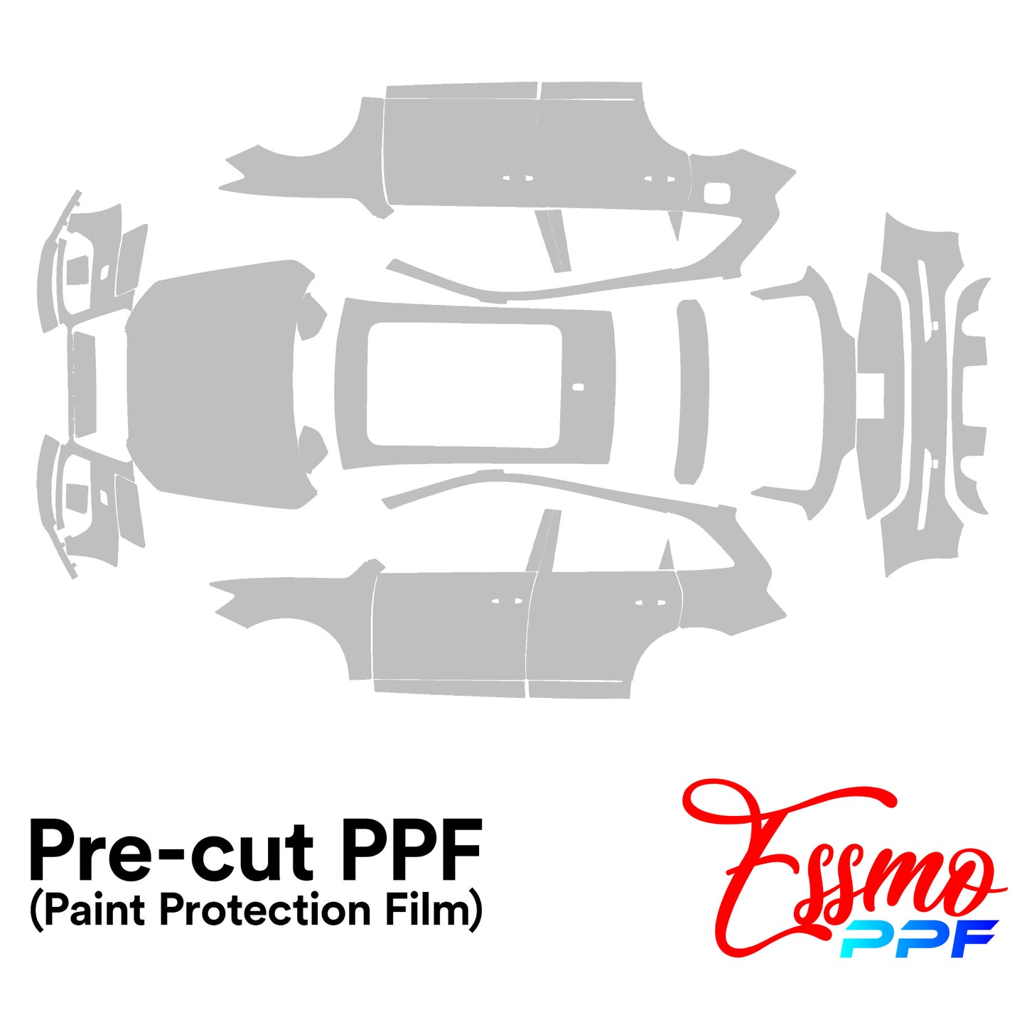 2015 Audi Q5 SUV Deluxe PPF Paint Protection Film Clear Pre Cut