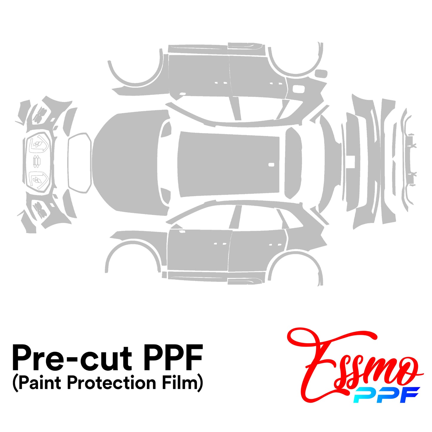 2021 Audi Q5 SUV Sports PPF Paint Protection Film Clear Pre Cut