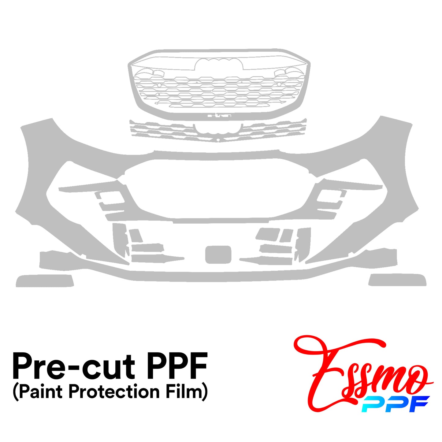 2025 Audi Q6 e-Tron SUV Base PPF Paint Protection Film Clear Pre Cut