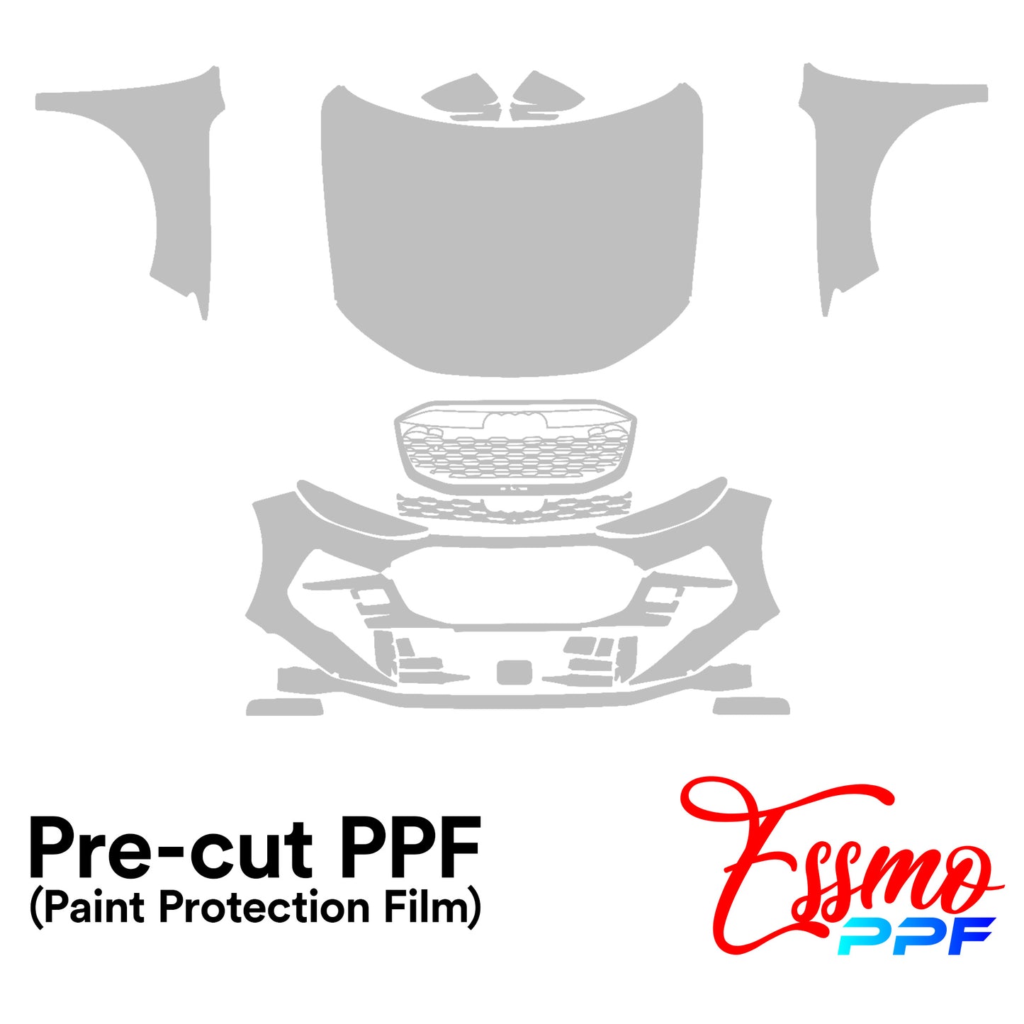 2025 Audi Q6 e-Tron SUV Base PPF Paint Protection Film Clear Pre Cut