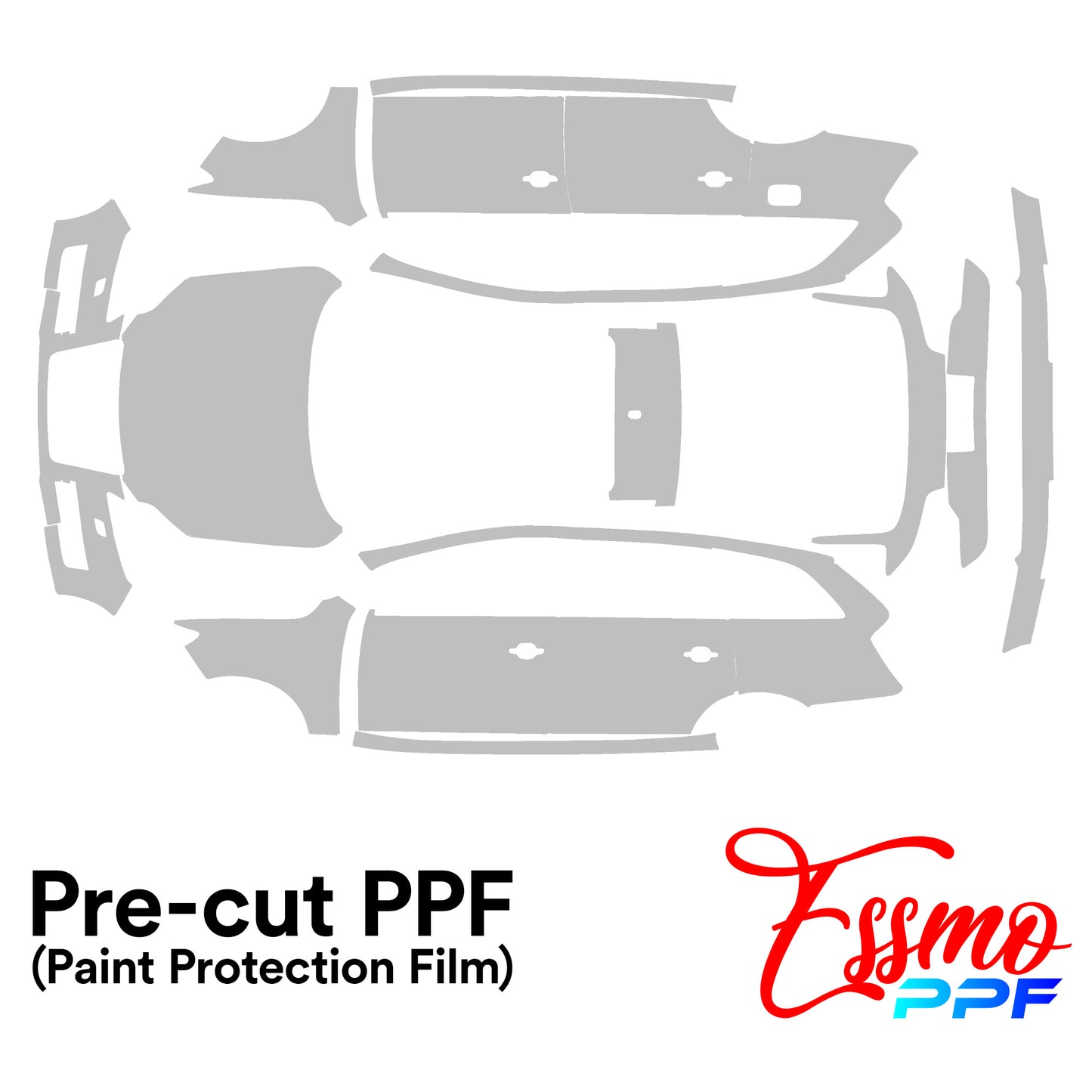 2015 Audi Q7 Base PPF Paint Protection Film Clear Pre Cut