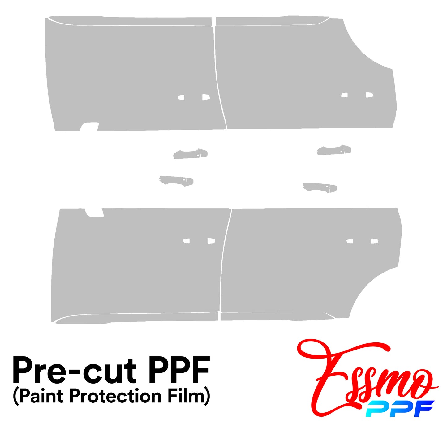 2020 Audi Q7 Sports PPF Paint Protection Film Clear Pre Cut