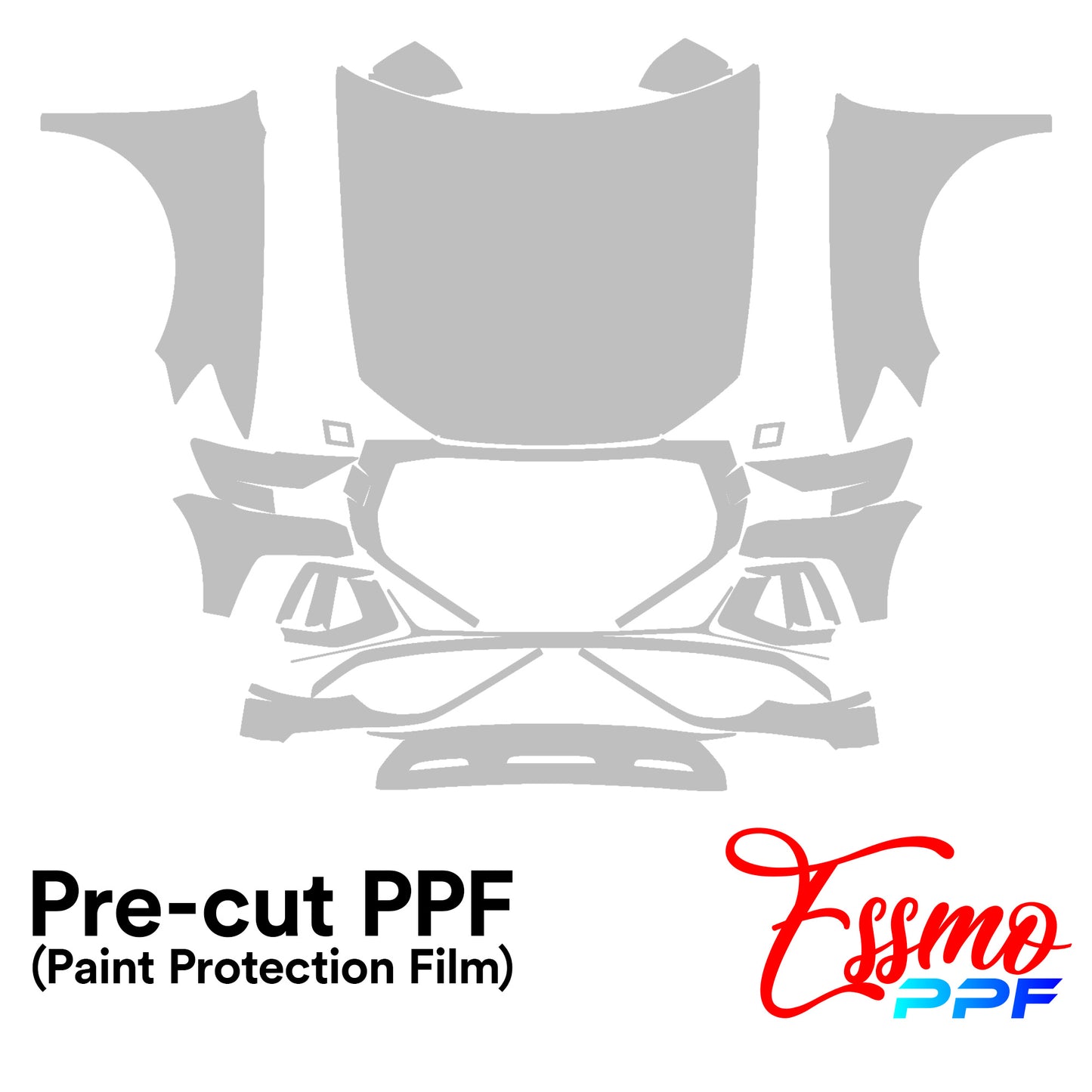 2019 Audi Q8 Sports PPF Paint Protection Film Clear Pre Cut
