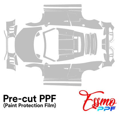 2018 Audi R8 Coupe PPF Paint Protection Film Clear Pre Cut