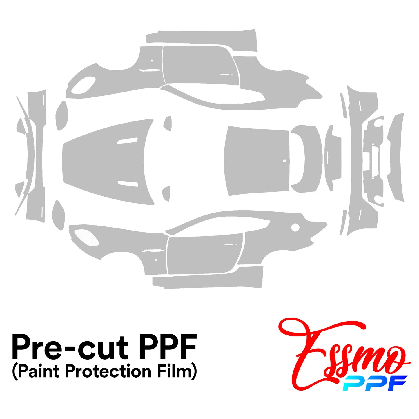 2012 Aston Martin Vantage V8 Coupe PPF Paint Protection Film Clear Pre Cut
