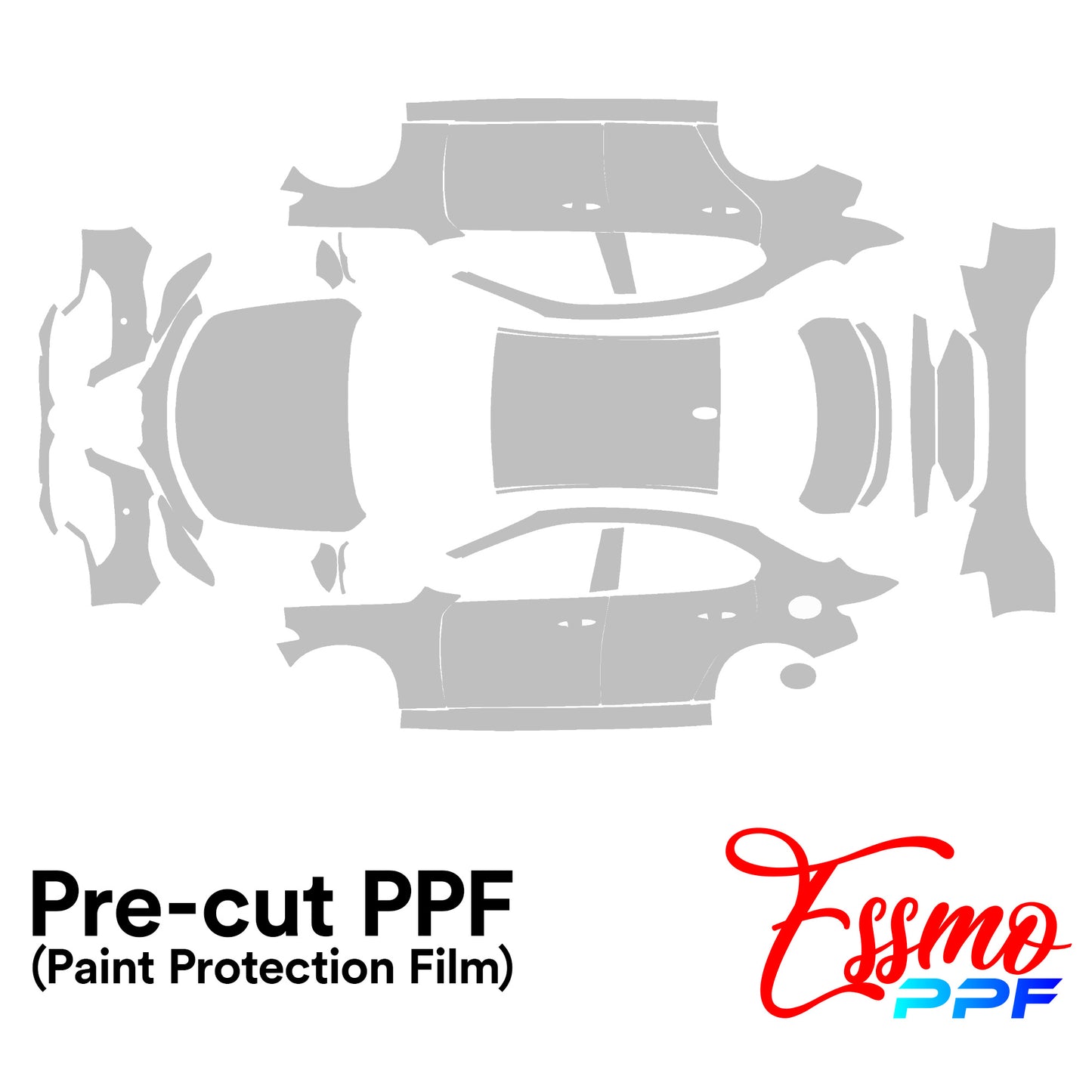 2017-2022 Alfa Romeo Giulia Base PPF Paint Protection Film Clear Pre Cut