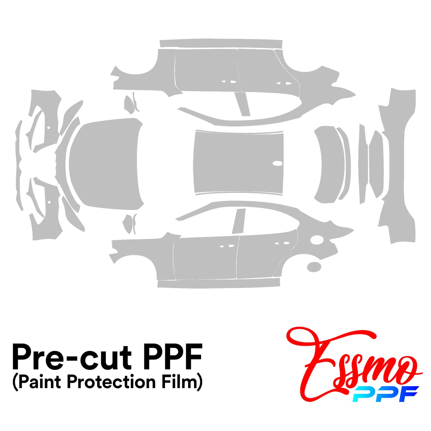 2017-2022 Alfa Romeo Giulia Ti PPF Paint Protection Film Clear Pre Cut