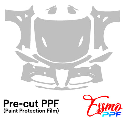 2018 Alfa Romeo Giulia Quadrifoglio PPF Paint Protection Film Clear Pre Cut
