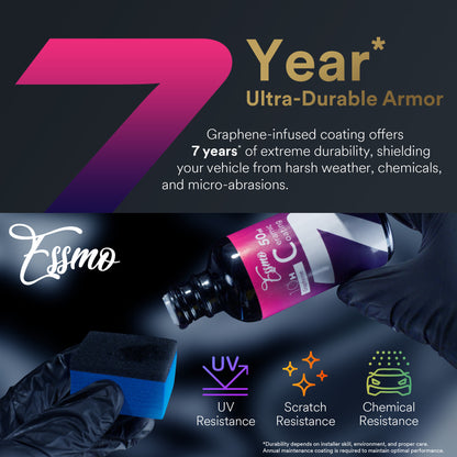 ESSMO 7 Year Graphene Ceramic Coating