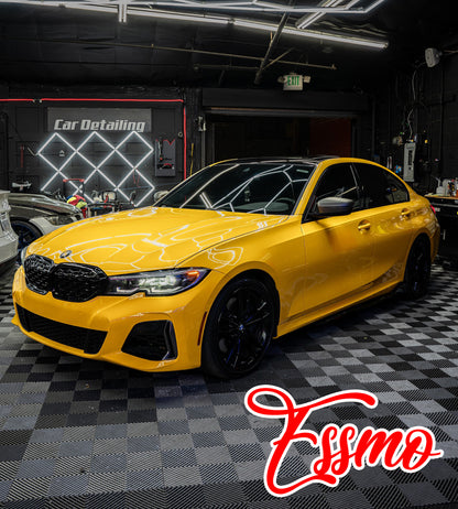 PET Super Gloss Sunflower Yellow Vinyl Wrap