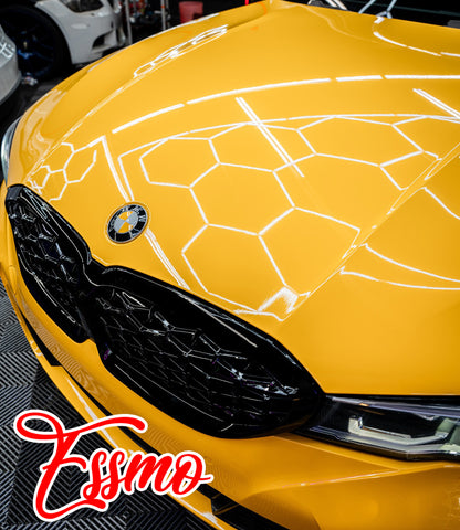 PET Super Gloss Sunflower Yellow Vinyl Wrap