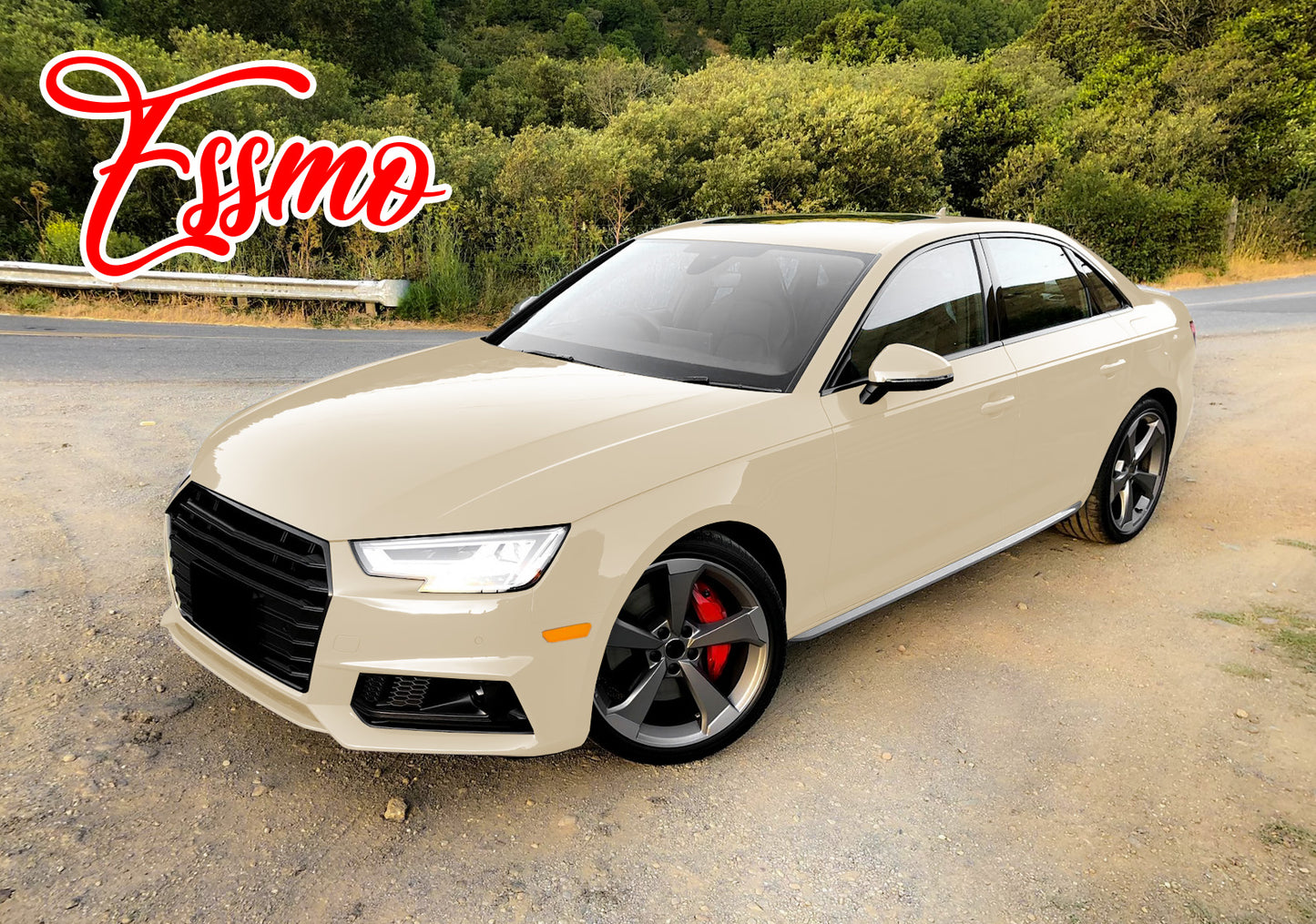 PET Super Gloss Khaki Milan Vinyl Wrap