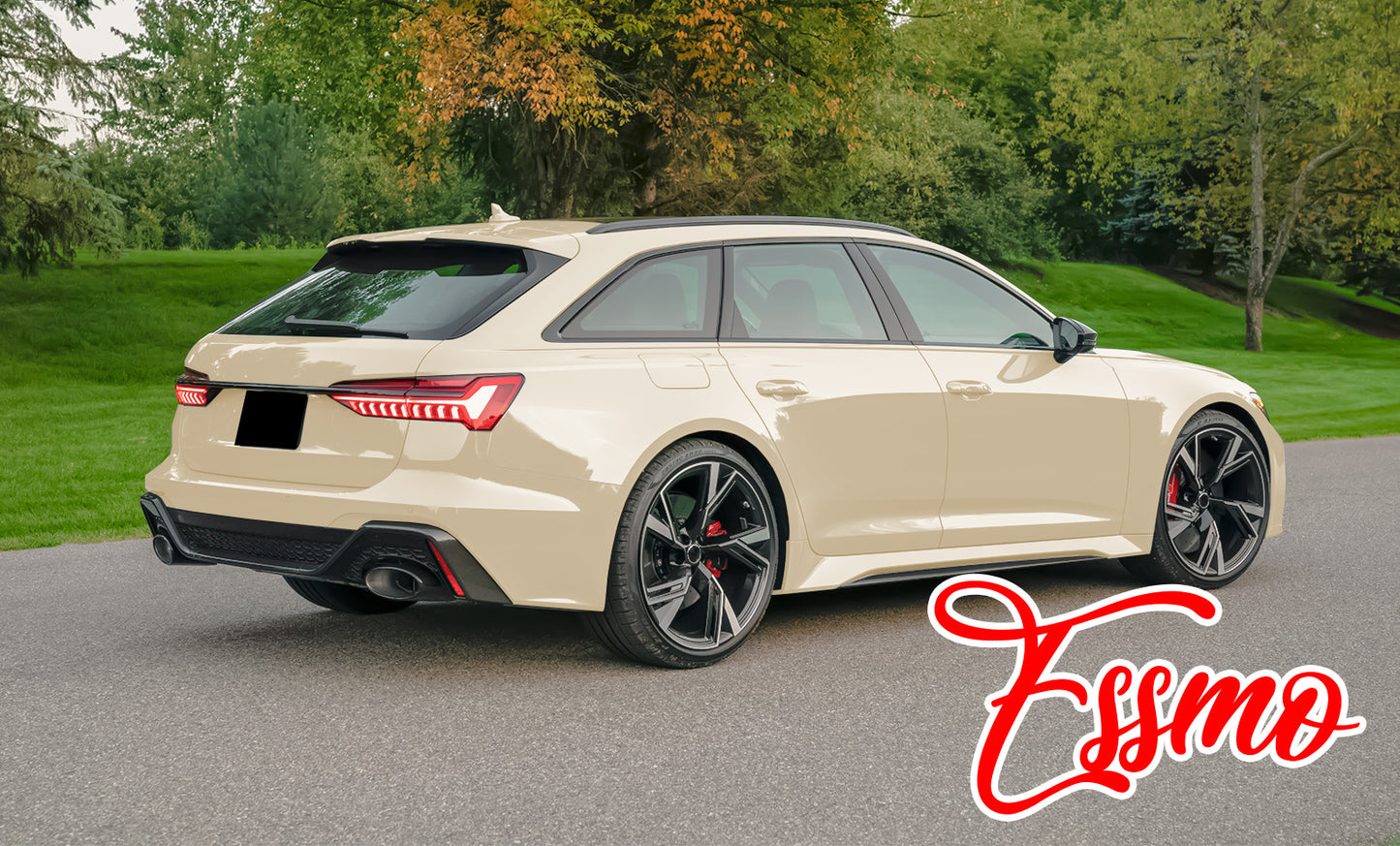 PET Super Gloss Khaki Milan Vinyl Wrap