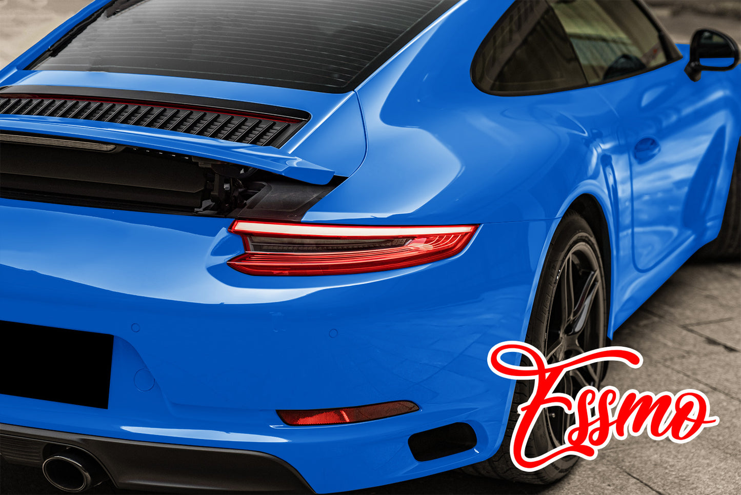 PET Super Gloss Sapphire Blue Vinyl Wrap