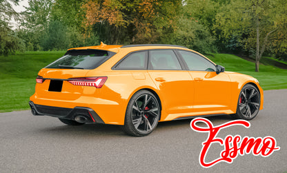 PET Super Gloss Papaya Orange Vinyl Wrap