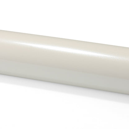 PET Super Gloss Metallic Shell White Vinyl Wrap