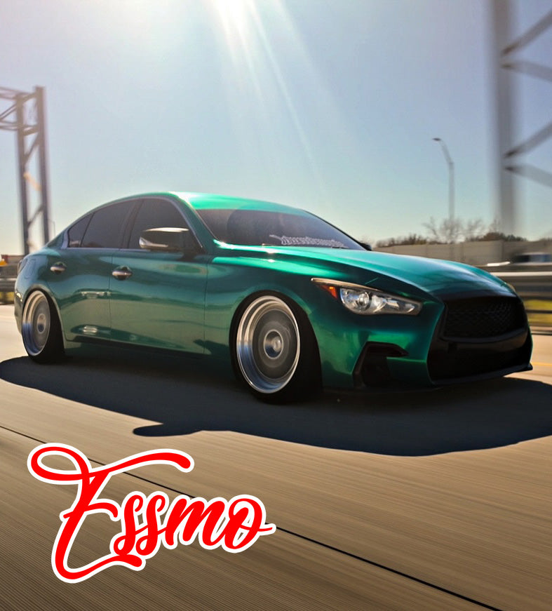 PET Super Gloss Metallic Emerald Green Vinyl Wrap