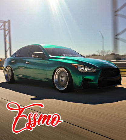 PET Super Gloss Metallic Emerald Green Vinyl Wrap