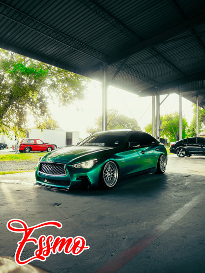 PET Super Gloss Metallic Emerald Green Vinyl Wrap