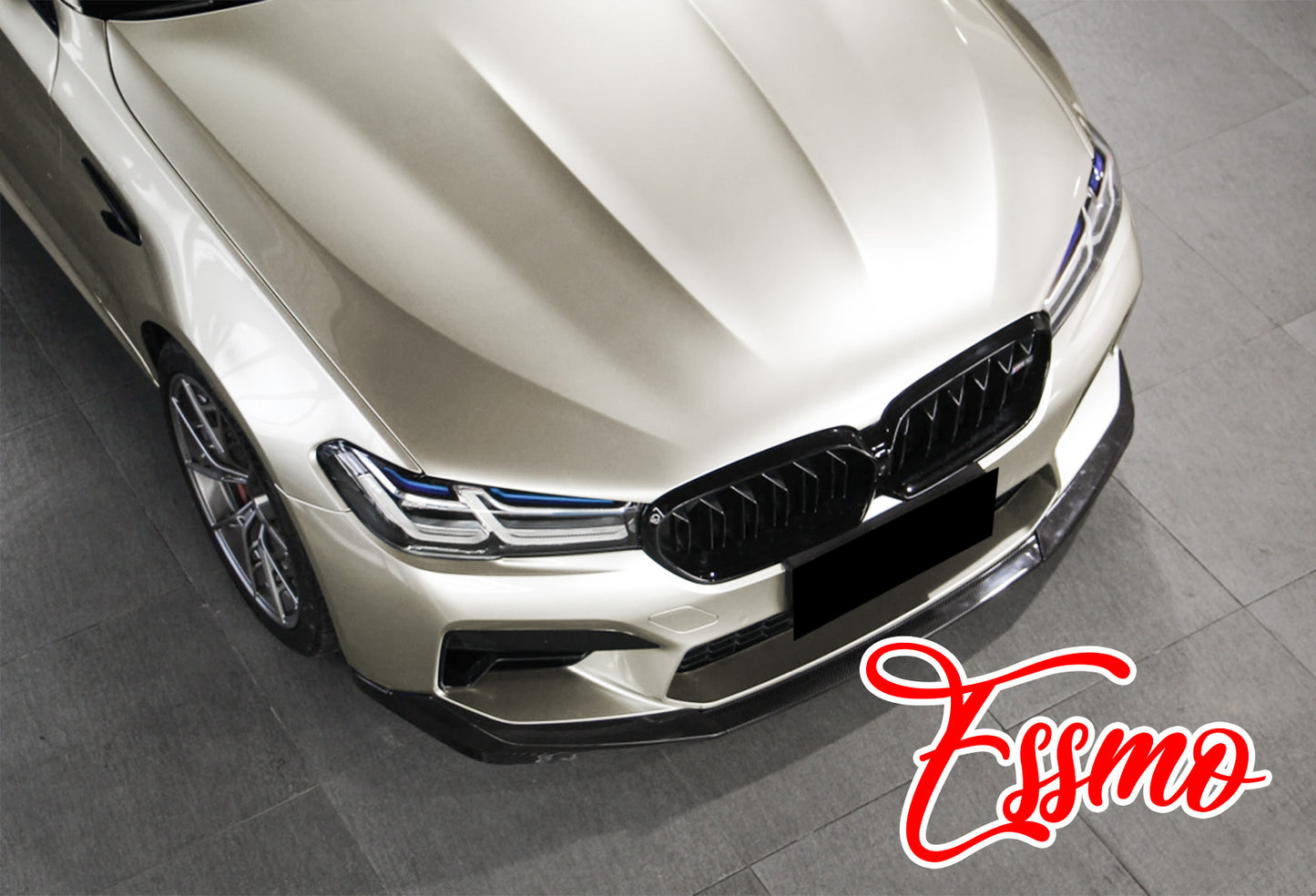 PET Super Gloss Metallic Platinum Silver Vinyl Wrap