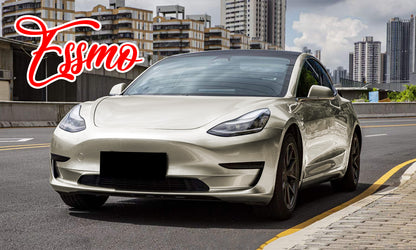PET Super Gloss Metallic Platinum Silver Vinyl Wrap