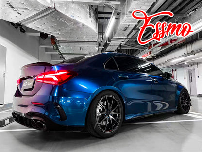 PET Super Gloss Metallic Shadow Blue Vinyl Wrap