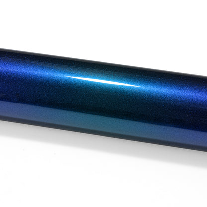 PET Super Gloss Metallic Shadow Blue Vinyl Wrap