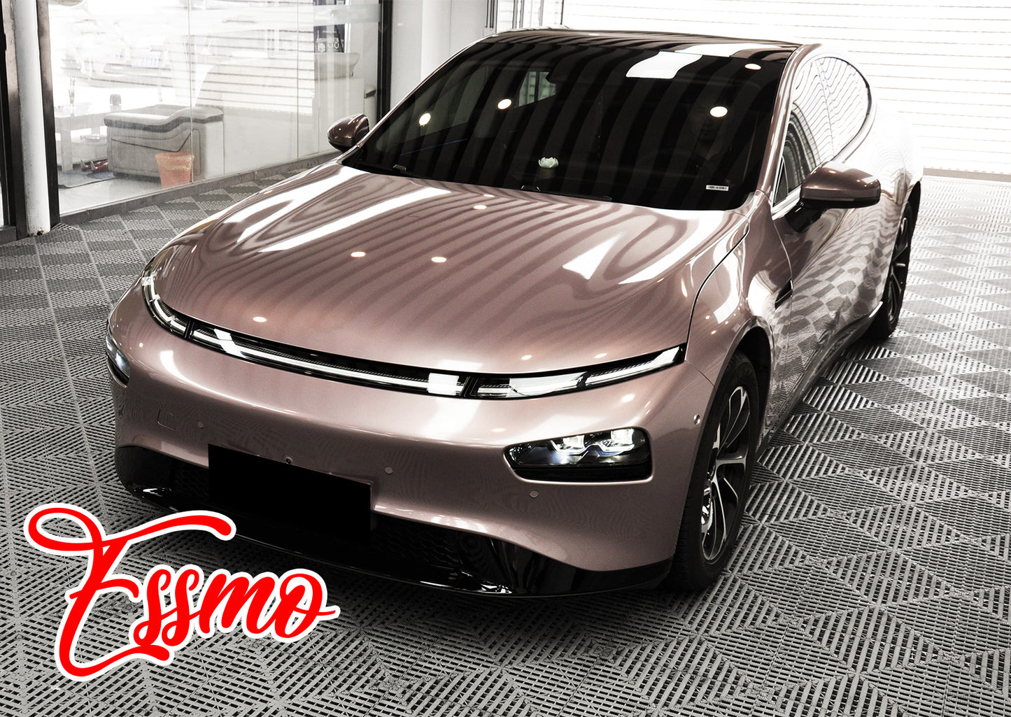 PET Super Gloss Metallic Frozzen Berry Vinyl Wrap