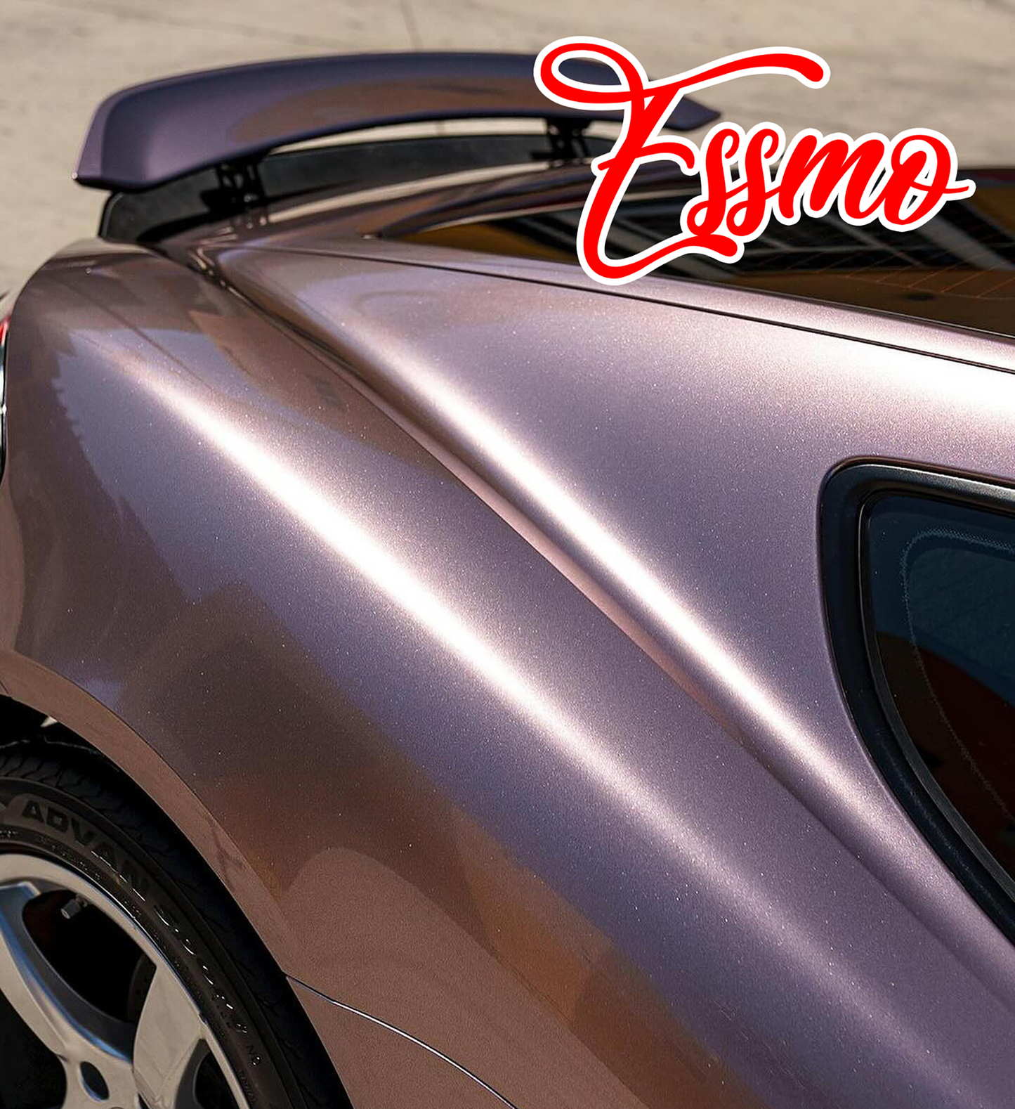 PET Super Gloss Metallic Frozzen Berry Vinyl Wrap