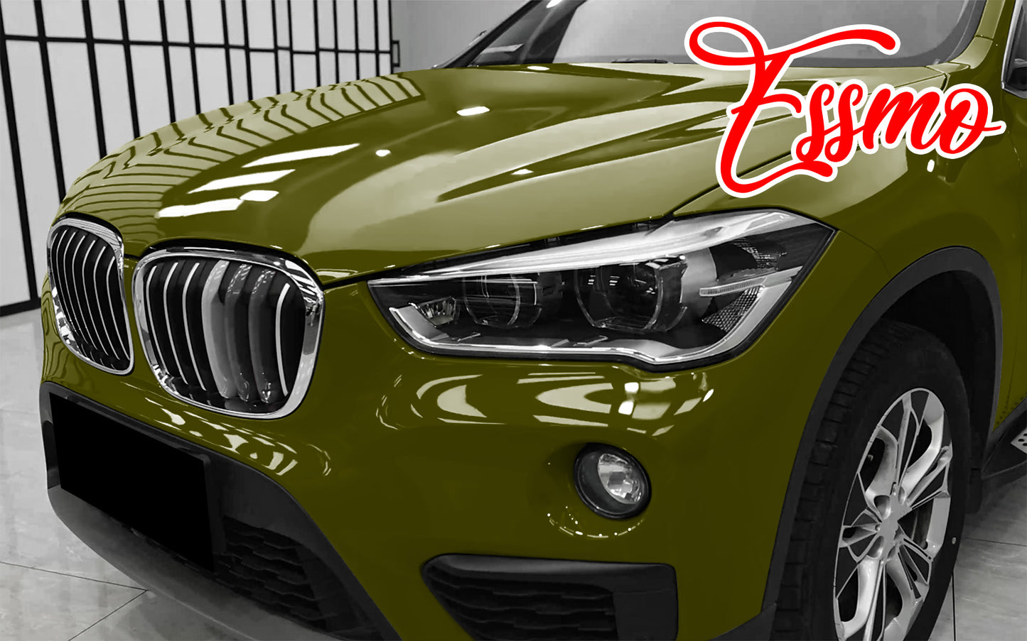 PET Super Gloss Military Green Vinyl Wrap
