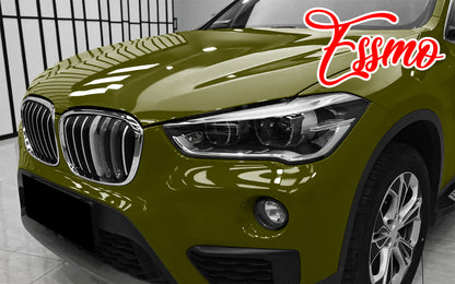 PET Super Gloss Military Green Vinyl Wrap