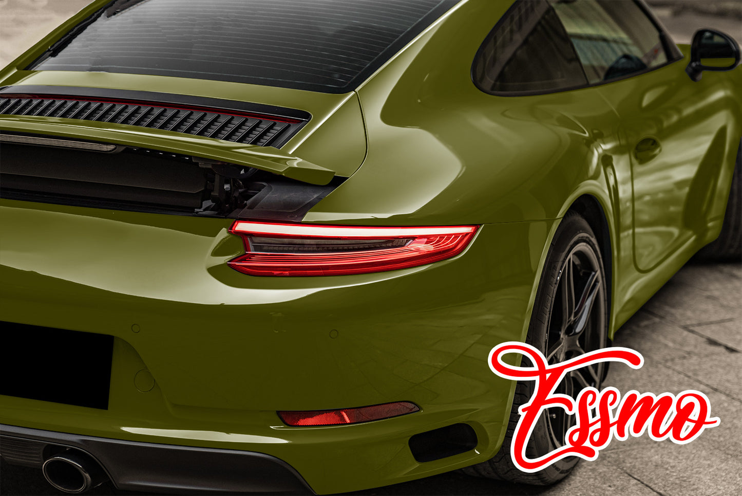 PET Super Gloss Military Green Vinyl Wrap