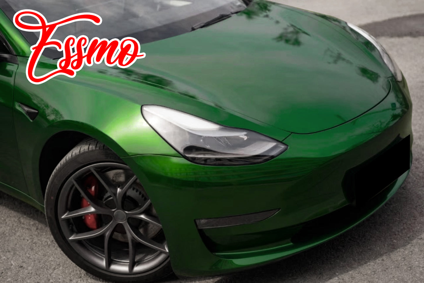 PET Super Gloss Metallic Sonoma Green Vinyl Wrap