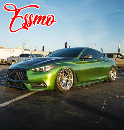 PET Super Gloss Metallic Mamba Green Vinyl Wrap