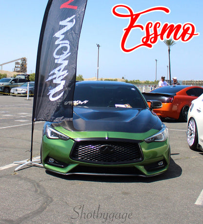 PET Super Gloss Metallic Mamba Green Vinyl Wrap