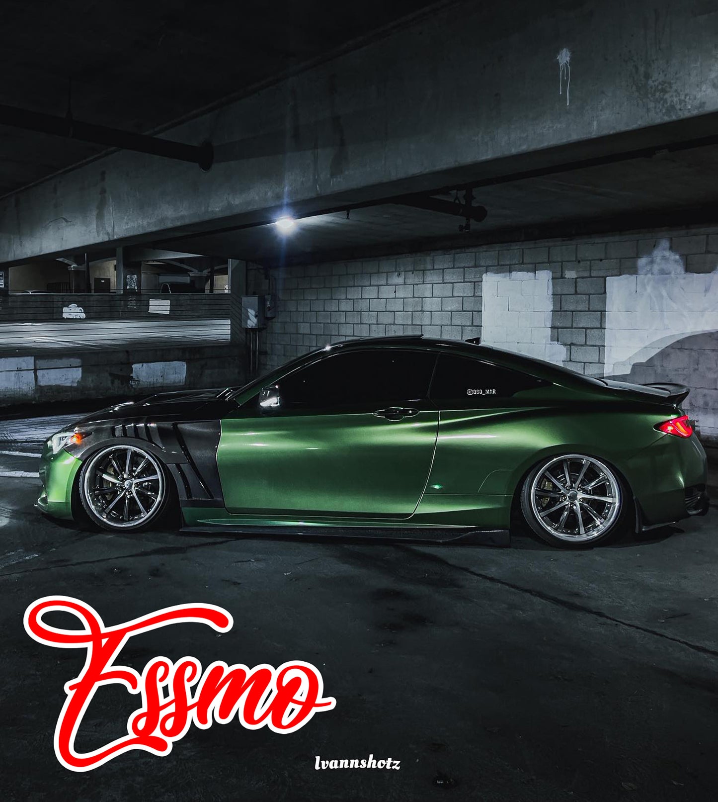 PET Super Gloss Metallic Mamba Green Vinyl Wrap